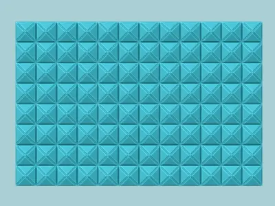 Wall Panel A09 Pyramid - Interior Design Decoration 3D print model