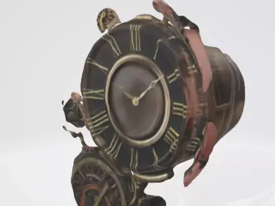 Steampunk Time Mechanisms 3D model