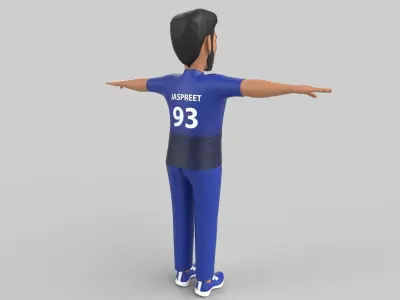 Jasprit Bumrah 3D model