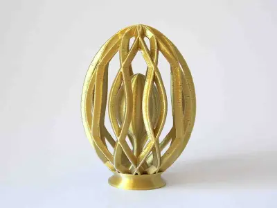 Egg in Egg 3D print model