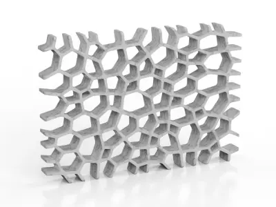 Voronoi shelf 3D model