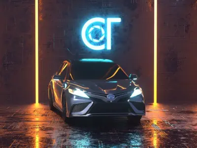 Toyota camry xse 2021 3D model