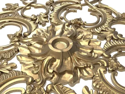  decorative pattern ready for 3D printing 3D model