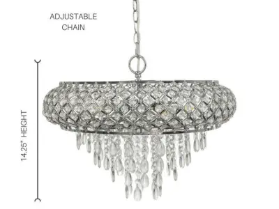 Bevers Light Geometric Chandelier 3D model