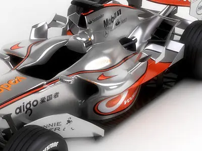 F1 2007 Vodafone McLaren Mercedes MP4-22 3D model