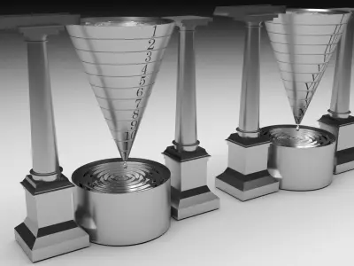 Water Clocks 3D model