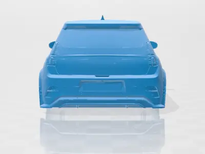 Alpine A290 GTS - Body Car STL Model 3D print model