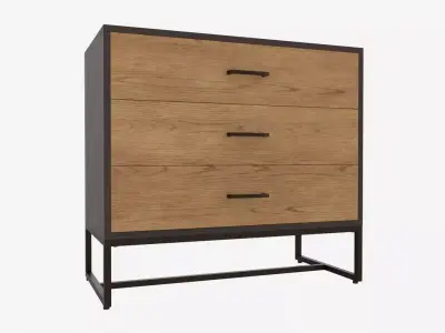 Sideboard Amsterdam 01 3D model