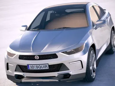 Generic SUV Coupe 2018 3D model