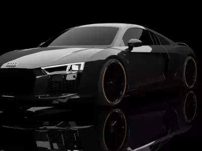 Audi R8 3D model V3