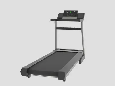 Treadmill tread machine Free low-poly 3D model