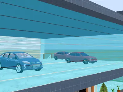 car Showroom  3D model