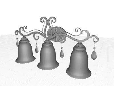Lilliane Vanity Light 3D model