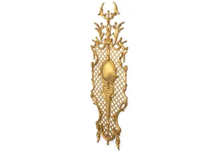 Classic decor ornament 124  3D model