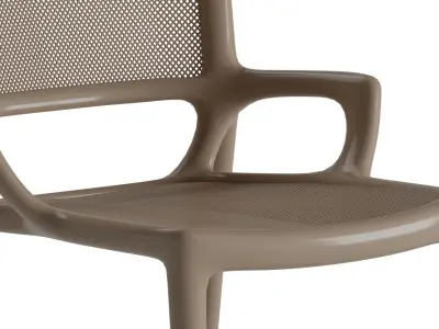 Moulded Mesh Back Chair 3D model