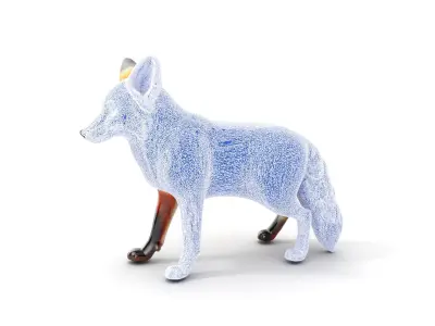 Fox Model Pack  Realistic D Animal Model Low-poly 3D model