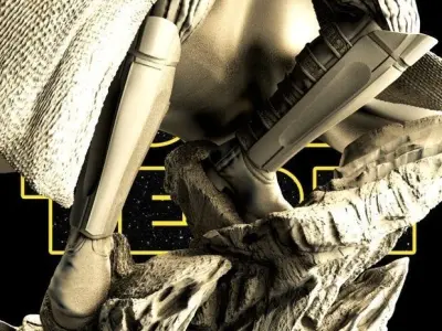 DARTH VADER SCULPTURE - TESTED AND READY FOR 3D PRINTING Free 3D print model