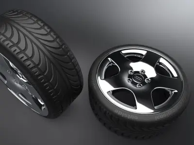 Audi A8 Rims 3D model