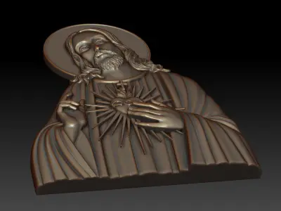 Sacred Heart of Jesus 2 3D print model