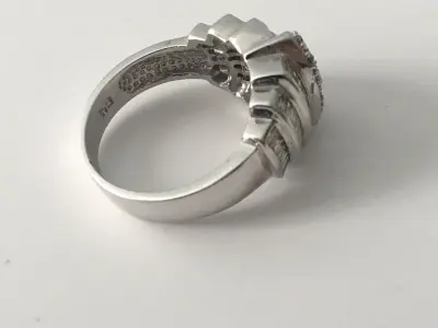 Diamond ring 3D model