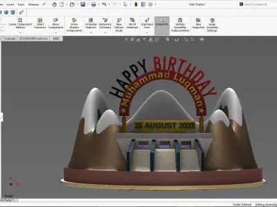 Dam Cake 3D model