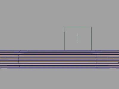 Roman long column 3D model