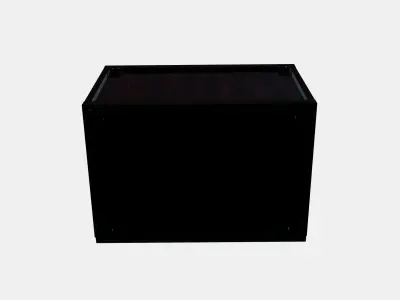 BESTA Shelf unit with glass door 7 3D model