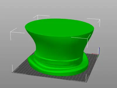 Cylinder hat skull- 3D STL Print Model High-Polygon 3D print model