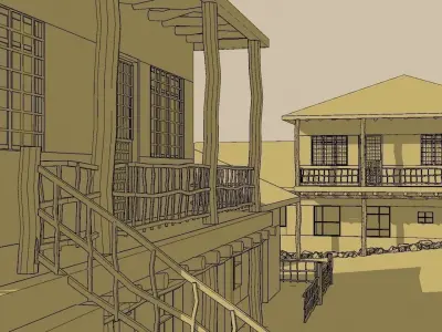 VILLAGE HOME Free 3D model