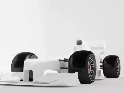 LIKE F1 Low-poly 3D model