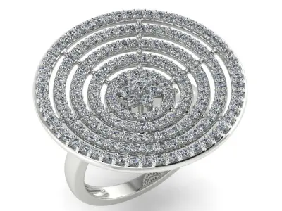 light weight gold diamond rings-C111116SKCH2026056-wt-10-15 3D print model