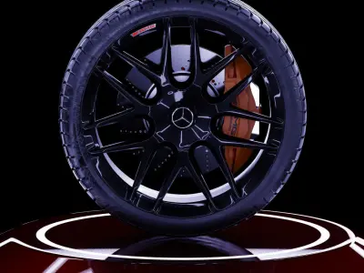 Wheels for Mercedes-AMG - 3D model 3D model