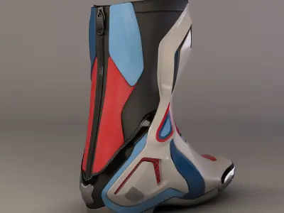 Racing Boots 3D model