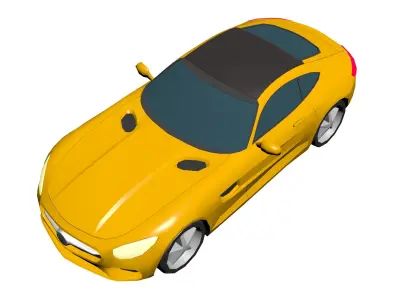 Merin Hypercasual Low-poly 3D model