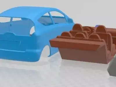 Mercedes A Class Coupe 2009 Printable Car 3D print model