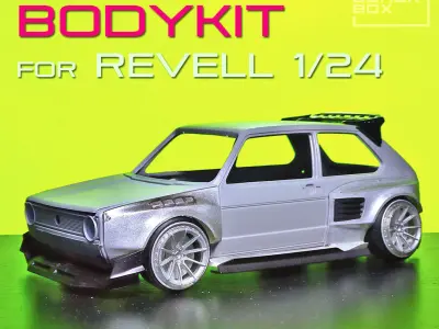 GOLF 1 BB01 BODYKIT For REVELL 1-24th scale 3D print model