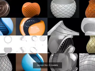 zennon fire 3D Model Collection