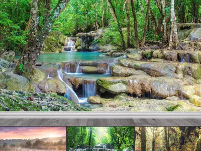 Photo Wallpaper No 15 Low-poly 3D model
