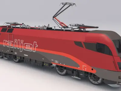 Siemens Taurus RailJet 3D model