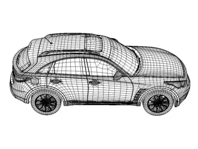 Infiniti FX 3D model