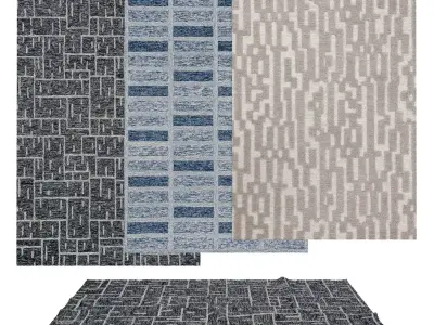 Rugs No 223 Low-poly 3D model