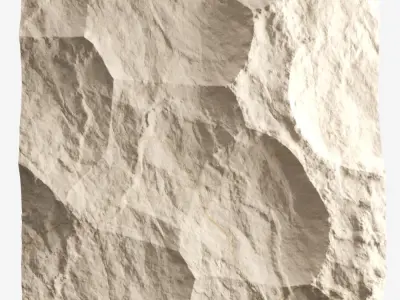 181-RockPanel sandstone wall texture 3D model