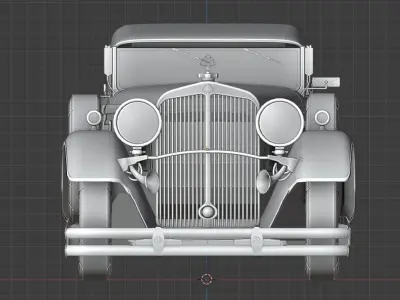 Mercedes Mayback 1930s 3D print model