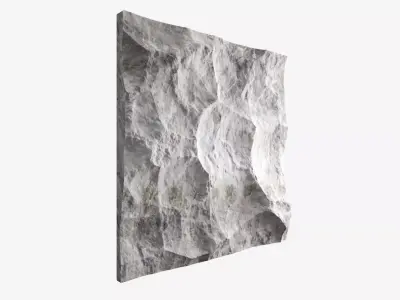172-RockPanel rock wall art 3D model
