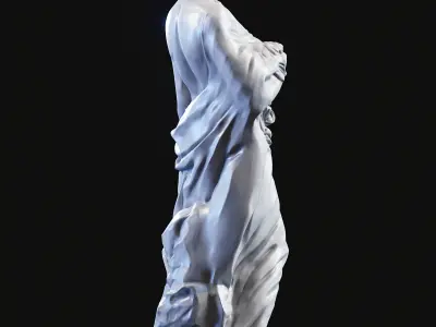 Woman sculpture 3d print model 3D print model