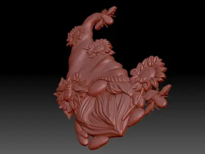 Gnome 3D print model