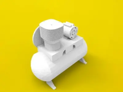 Air compressor 3D print model