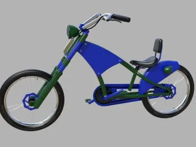 Bicycle chopper bike 3D model