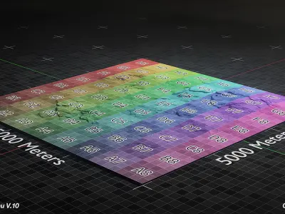 Desert Landscape Version 10 3D model