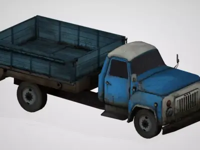 Vehicle - Truck 02 Low-poly 3D model